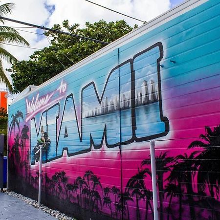Cozy & Colorful Miami Art Canvas W/Hottub & Murals Екстер'єр фото
